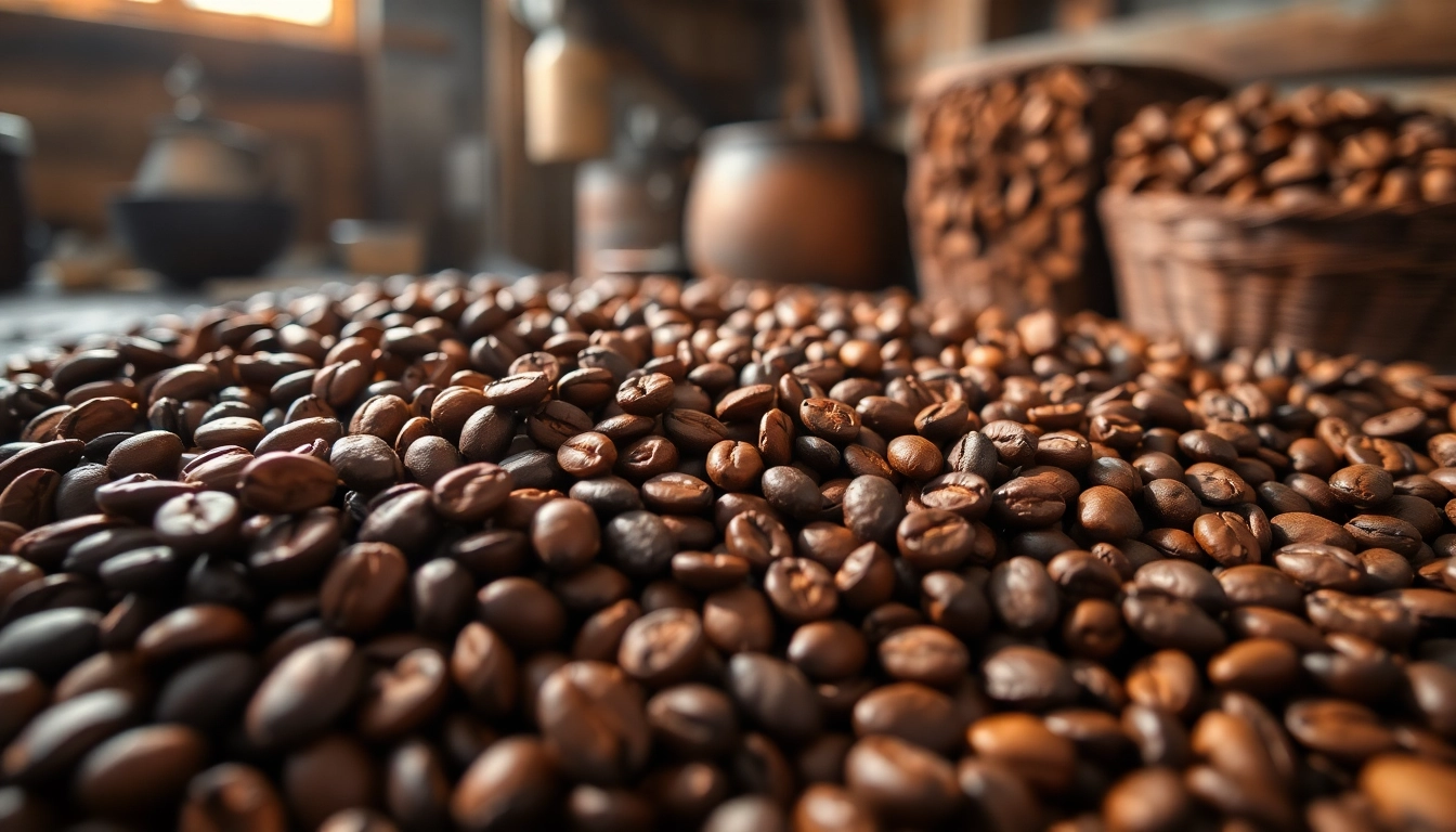 Pouring an aromatic cup of single origin coffee beans, showcasing their unique flavor profile and quality.